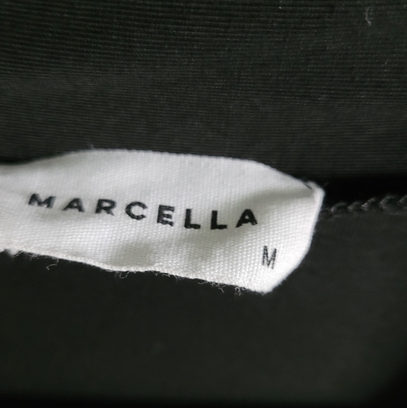 Marceĺla NYC Elegant Black Wrap Dress size M - Picture 6 of 10